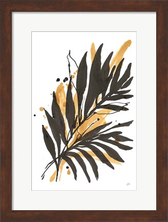 Framed Amber Palm II Print