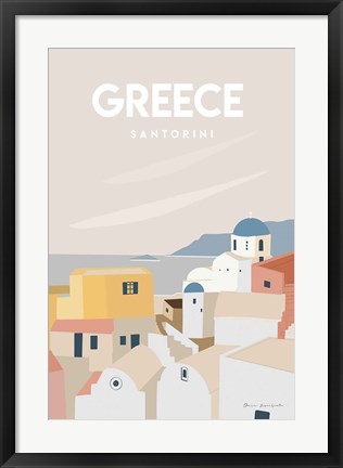 Framed Greece Print