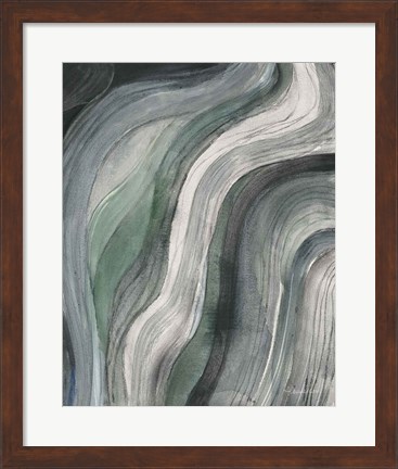 Framed Swirl I Print