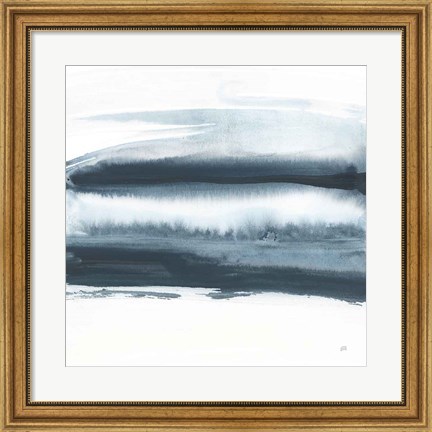 Framed Waterway Minimalism I Print