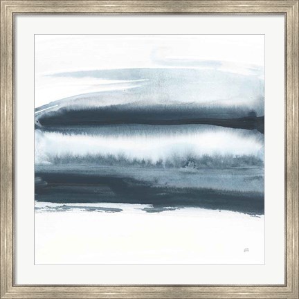 Framed Waterway Minimalism I Print