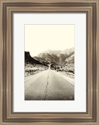 Framed Road to Old West Print