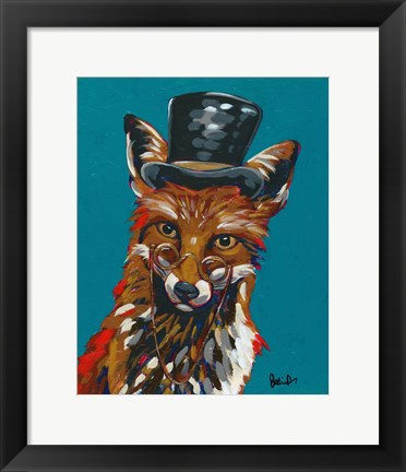 Framed Spy Animals IV-Sly Fox Print