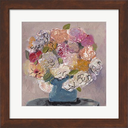 Framed Flowers at Home Print