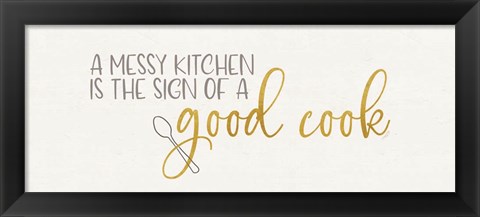 Framed Kitchen Art panel IV-Good Cook Print