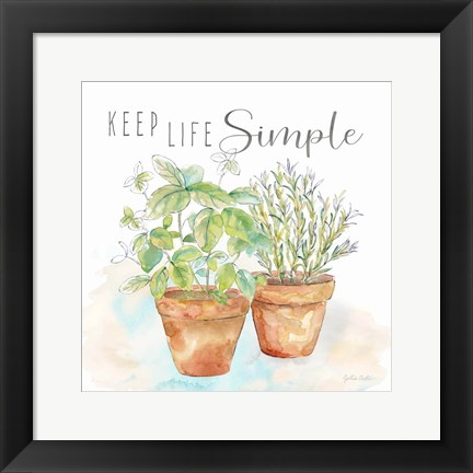 Framed Let it Grow II Print