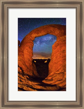 Framed Inside Turret Arch Print