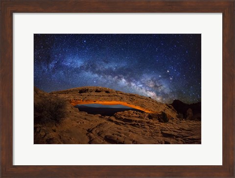 Framed Milky Way Mesa Arch Print