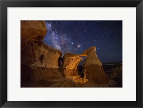 Framed Metate Arch back Print