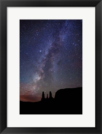 Framed Sisters Milky Way Print