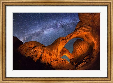 Framed Double Arch Outside Print