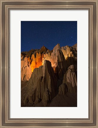 Framed Catheral Gorge Srars Moonlight Print