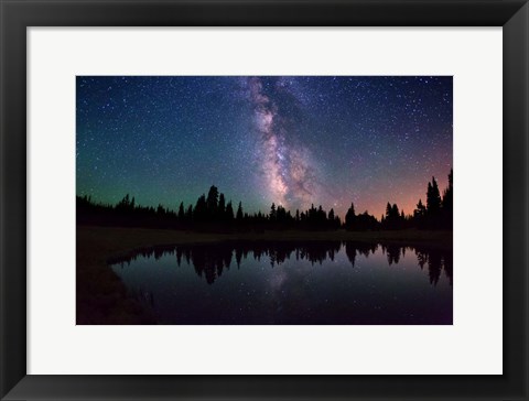 Framed Celestial Wilderness Print