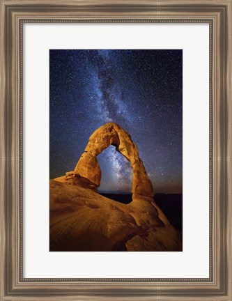 Framed Delicate Arch Milky Way Print