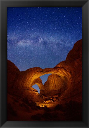 Framed Double Arch Stars Print