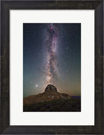 Framed Sky Lone Rock Print