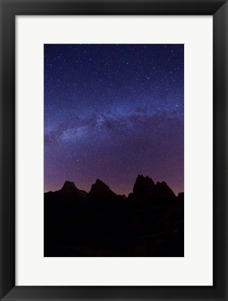 Framed Milky Way over Patriarchs Print