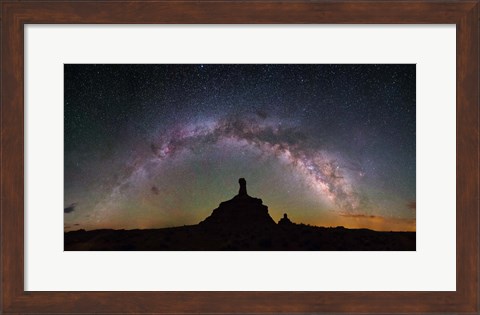 Framed Rooster Butte Pano Print