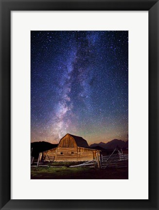 Framed Stars Moulton Barn Print