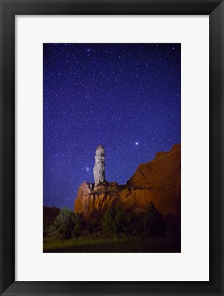 Framed Stars over Kodachrome Basin Print