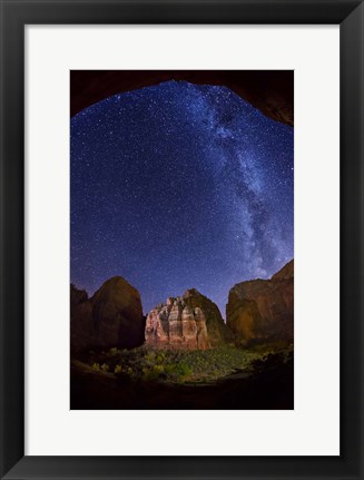 Framed Stars over the Organ Zion Print