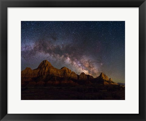 Framed Watchman Pano Print