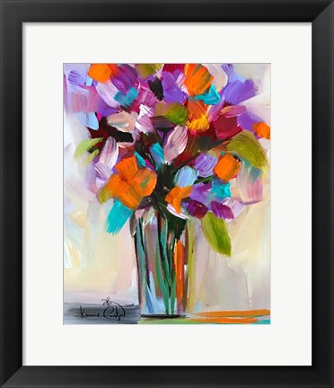 Framed Bouquet 1 Print