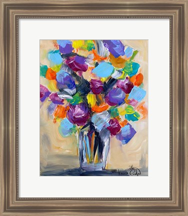 Framed Bouquet 4 Print