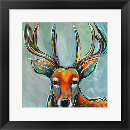 Framed Deer Print