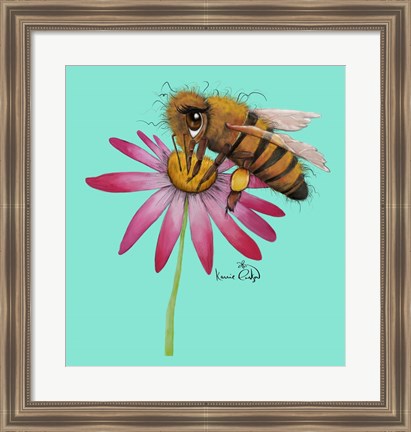 Framed Honey Bee Print