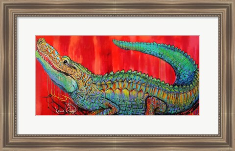 Framed Alligator Print