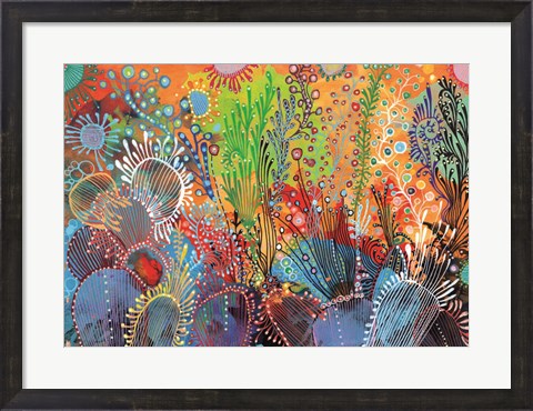 Framed Color Reef Print