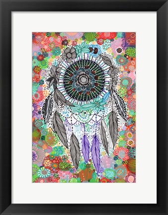 Framed Dream Catcher Print