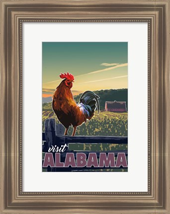 Framed Alabama Print