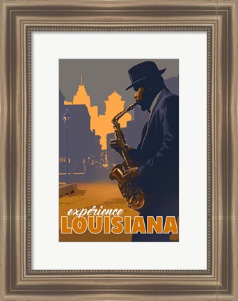 Framed Experience Louisiana Print