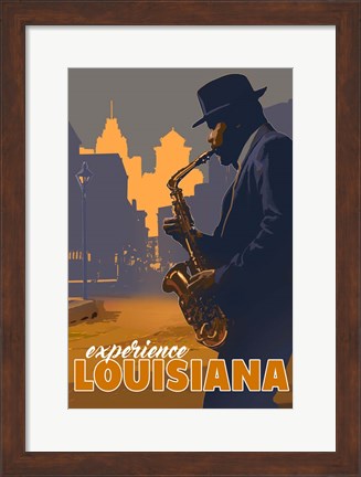 Framed Experience Louisiana Print