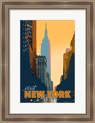 Framed New York Poster Print