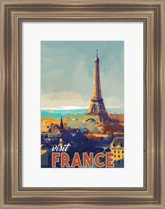 Framed Paris France Print