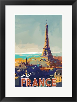 Framed Paris France Print