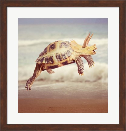 Framed Triceraturtle Print