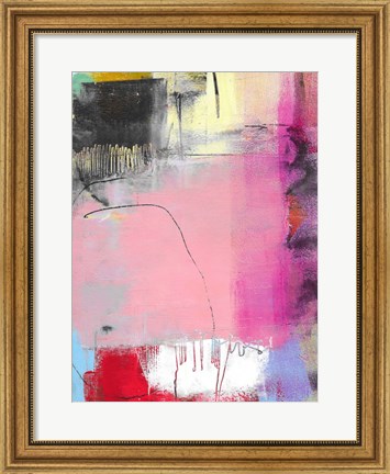 Framed Pink Feature Print