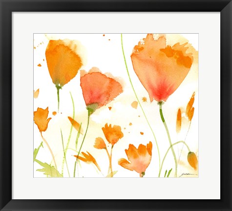 Framed Poppy Moment Print