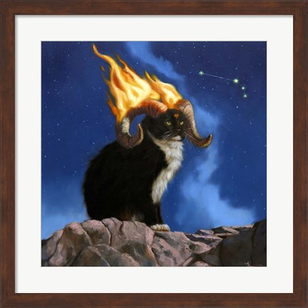 Framed Aries Print