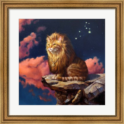 Framed Leo Print