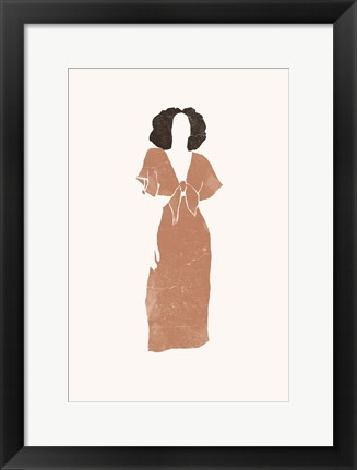 Framed Sienna Summer No. 3 Print