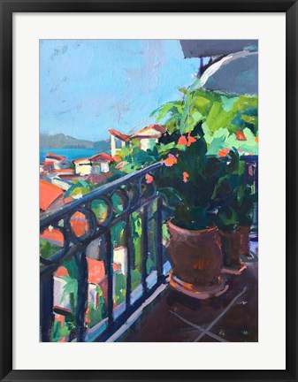 Framed Terrace View Print