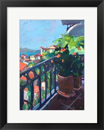 Framed Terrace View Print