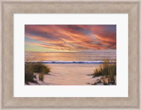 Framed Beach Solitude Print