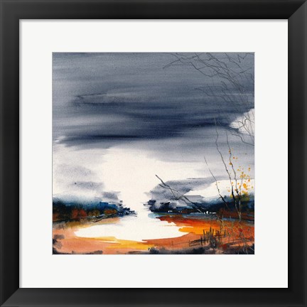 Framed Toward The Sky Deep Water Print