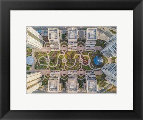 Framed Urban Curves Print